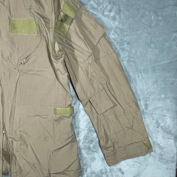 DRIFIRE FR Flight Deck Jacket Tan Flame Resistant PHX2-7129-JA-450-TN-MDR Medium - Picture 2 of 9